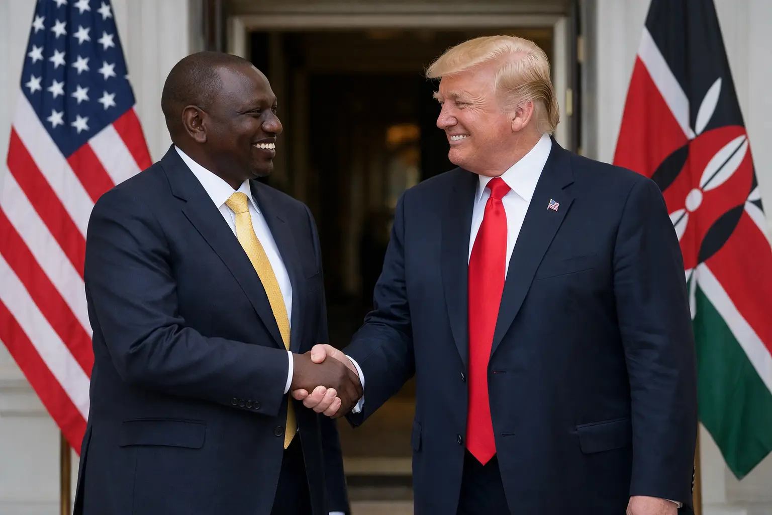 Ruto meets Donald Trump